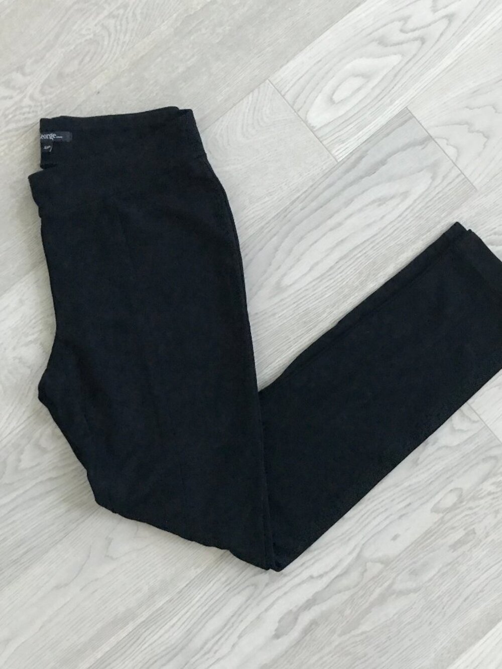 George Black Stretch Pants - Small